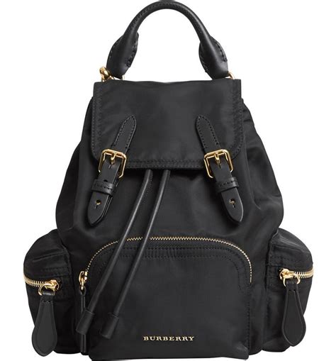 small rucksack nylon backpack burberry|Small Nylon Backpack in Black .